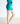 Turbo Teal Active Shorty Shorts