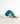 Turbo Teal Active Shorty Shorts