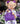 Purple Girl's Crossbody Purse