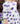 TCU White Frog 3/4 Sleeve Pocket Twirl Dress