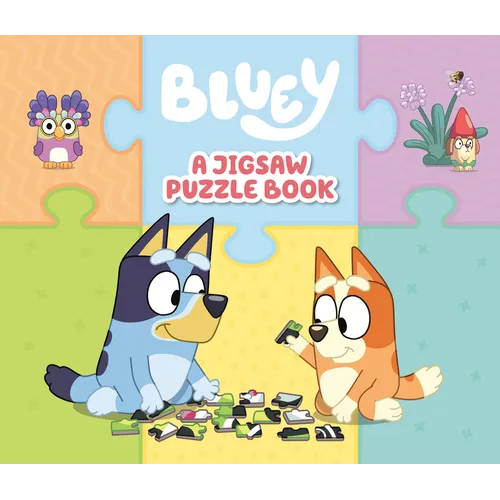 Bluey: A Jigsaw Puzzle Book: Includes 4 Double-Sided Puzzles - Board Book — product image