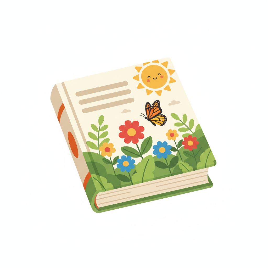 Two young boys sitting on grass reading a Nature Board Book outdoors, learning about animals and nature.