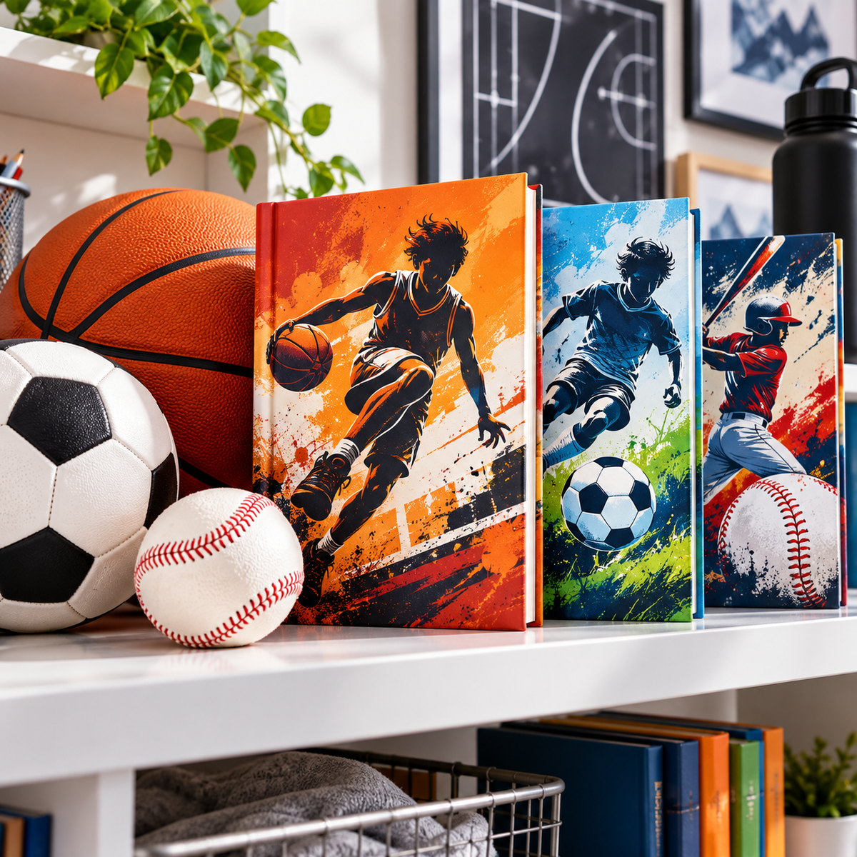 sports books kids teens collection artwork
