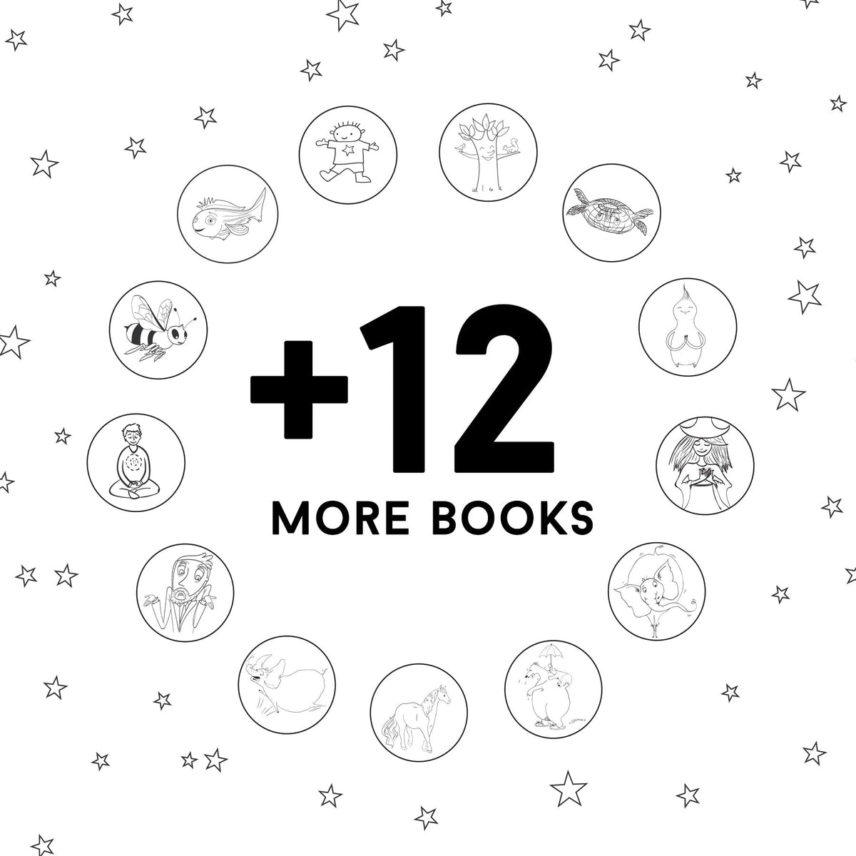 Printable Coloring Pages for 24 books (170 pgs)