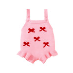 Baby Sling Doll Clothes Wool Romper Bow Embroidery Girl Sweet - Cindi Book