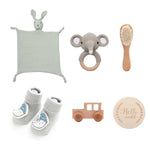 Infant Comfort Rattle Rabbit Bath Towel Gift Set - Cindi Book