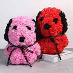 Creative Style Rose Dog Doll Christmas Gift Decoration - Cindi Book