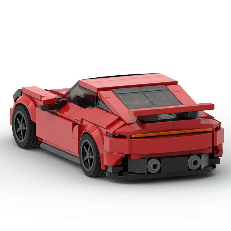 Small Particles Set Turbo Speed 8 Grid Building Blocks Racing Car