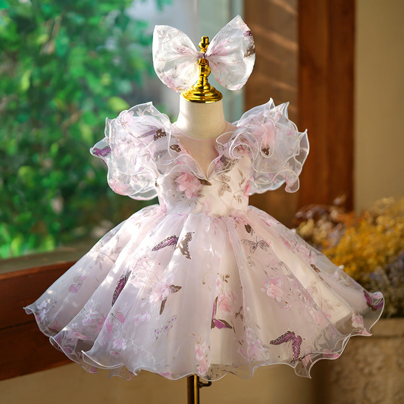 Girls Farcent Umbrella Princess Dress