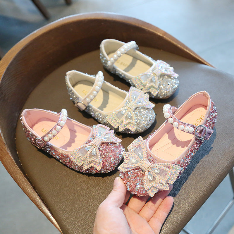 Girls' Fashion Princess Bowknot Shoes - Cindi Book
