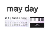 Adjustable Volume Hand Cranked Electronic Piano - Cindi Book