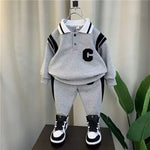 Boys' And Kids' Autumn Sports Two-piece Set - Cindi Book