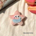 Girly Heart Plush Duckbill Clip - Cindi Book