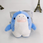 Color Plush Pendant Fragrance Shark Cute Keychain - Cindi Book