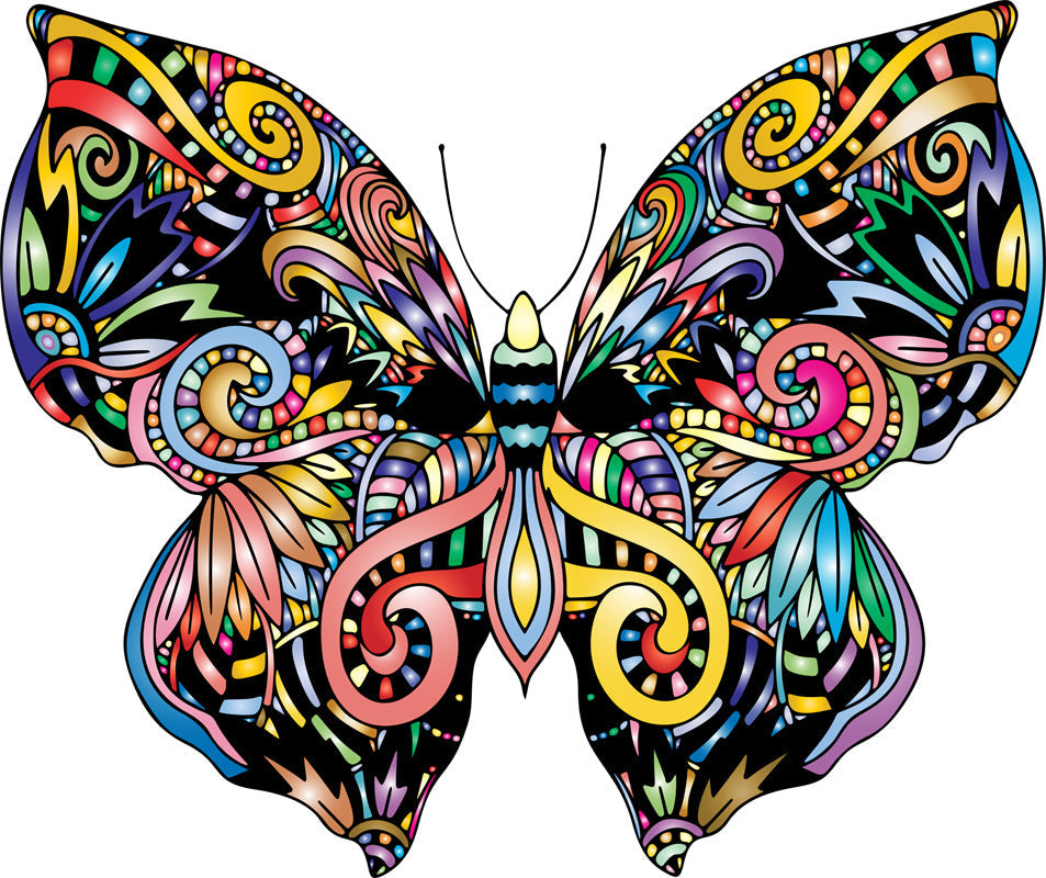 Colorful Butterfly Animal Wooden Puzzles - Cindi Book