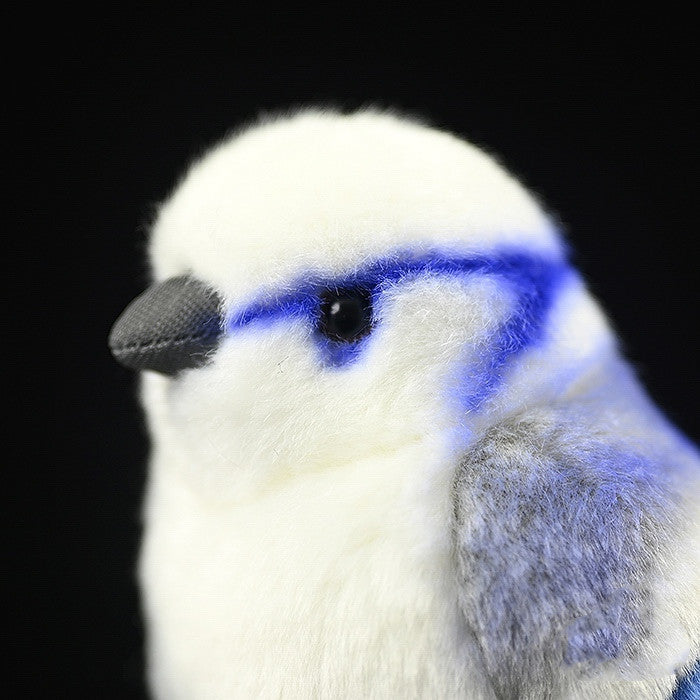 Gray Blue Tit Fat Chirp Plush Toy - Cindi Book