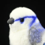 Gray Blue Tit Fat Chirp Plush Toy - Cindi Book