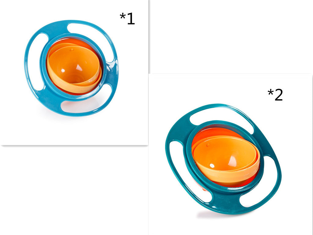 360 Rotate Universal Spill-proof Bowl Dishes - Cindi Book