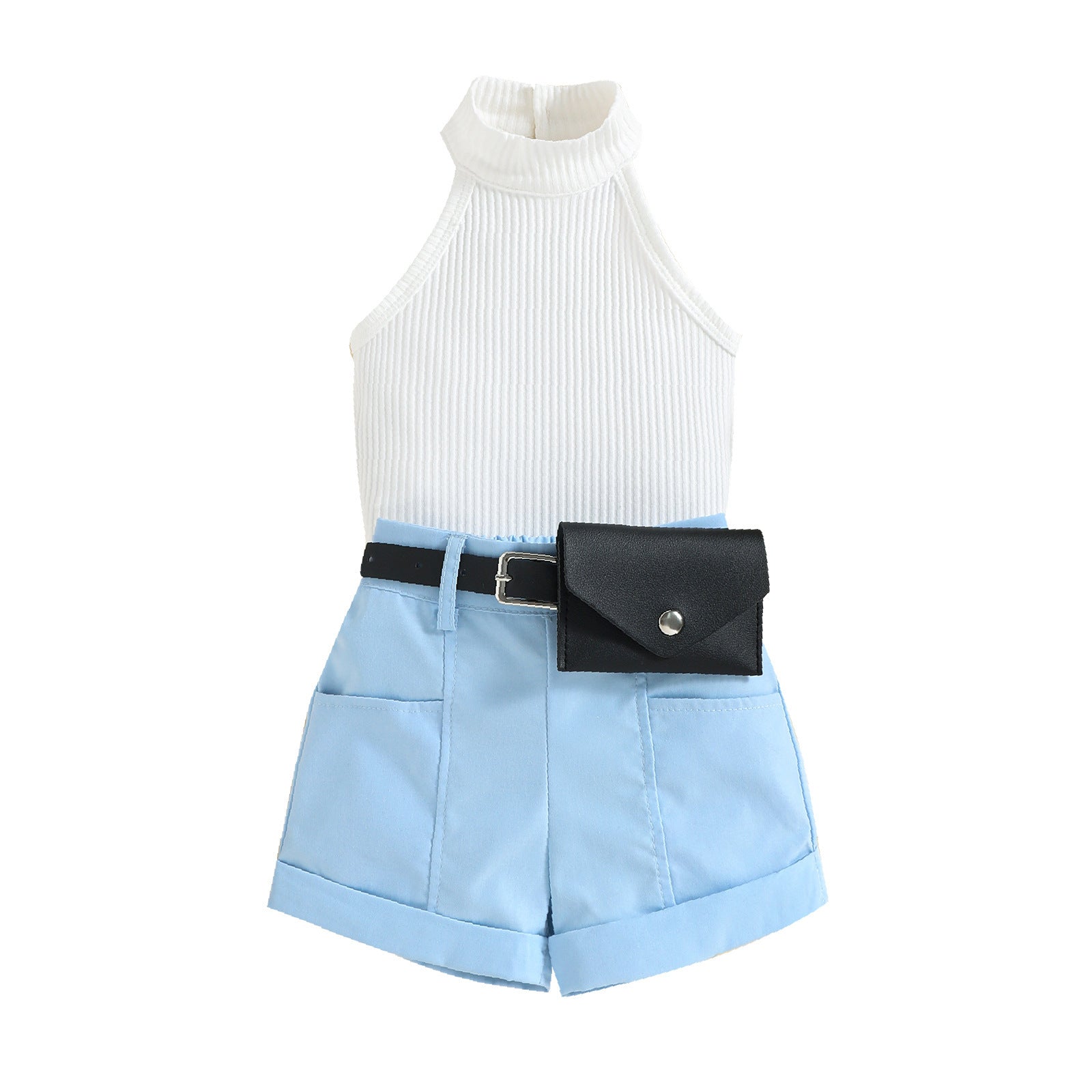Fashion Girls Halter Clothes Suit - Cindi Book