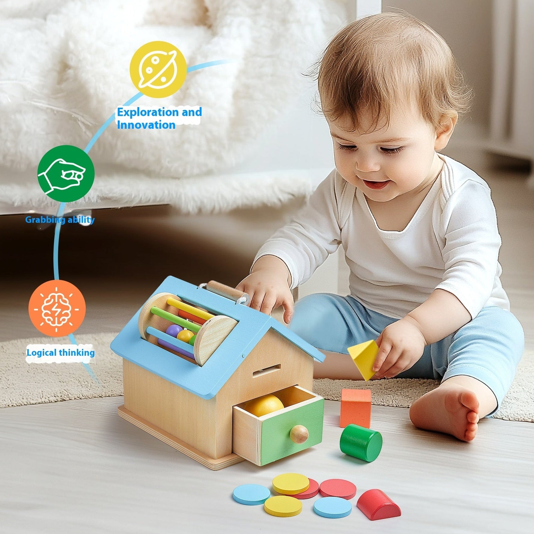 Cottage Early Childhood Education For Baby Busy Educational Toys - Cindi Book