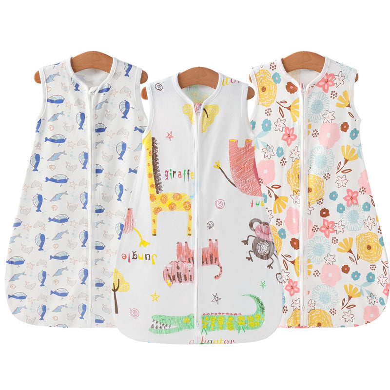 Newborn Summer Vest Sleeping Bag Baby Anti-kick Quilt - Cindi Book