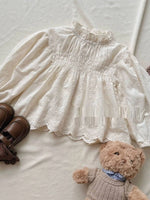 Girls' High-grade Lace Princess Long-sleeved Bottoming Shirt - Cindi Book