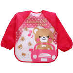 Children's Gown Long Sleeve Kids Waterproof Meal Baby Apron Painting Clothes Bib Protective Clothing - Cindi Book