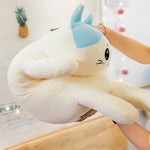 Cute Cat Plush Toy Sofa Cushion Long Throw Pillow - Cindi Book