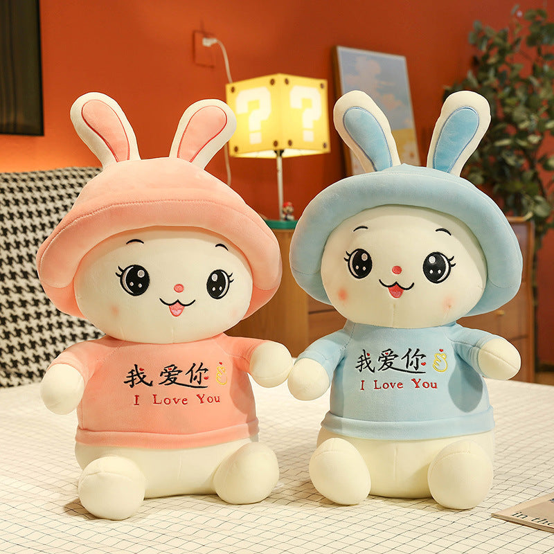 With Hat Rabbit Stuffed Animal Toy Female - Cindi Book