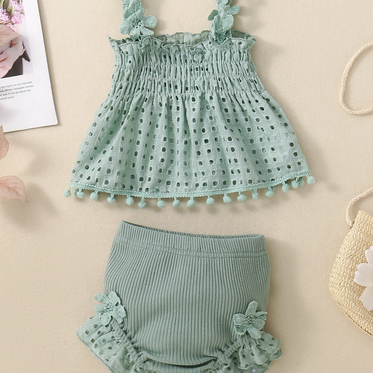 Baby Girl Infant Fashion Two-piece Suit - Cindi Book