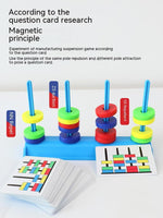 Children's Puzzle Colored Matching Magnetic Ring Toys - Cindi Book