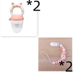 Baby Fruit and Vegetable Food Supplement Teether Baby Fruit Teether Bite Le Pacifier Silicone Nipple - Cindi Book