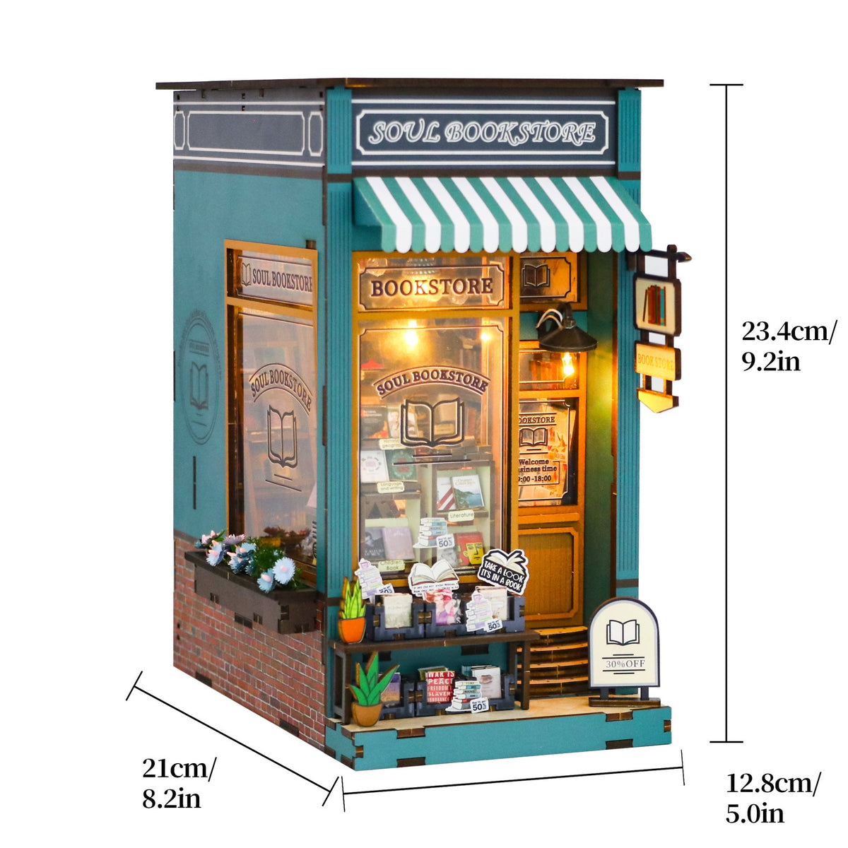 Shop Theater Handmade Diy Model - Cindi Book