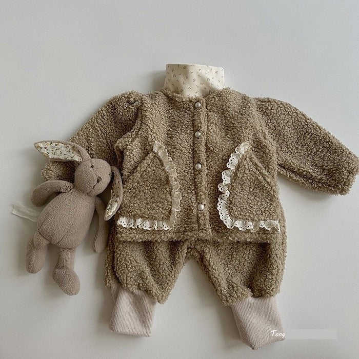 Plush Thickened Coat Children's Winter Warm Clothes - Cindi Book