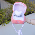 Couple Confession Ring Love Big Diamond Ring Doll Plush Ring Box - Cindi Book