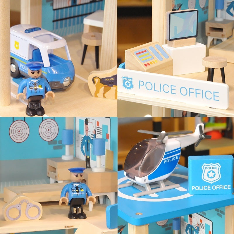 Role Play House Police Fire Department Educational Children's Toys Suit - Cindi Book