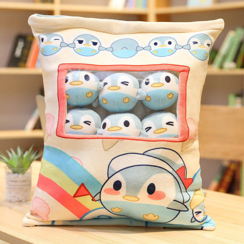 A Big Bag Of Snack Doll Cute Doll Sleeping Pillow For Girl Ankle Biter Pillow - Cindi Book