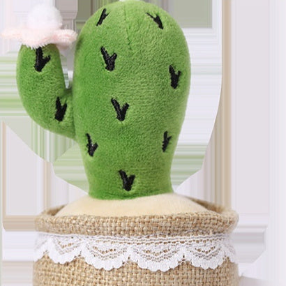 Dancing Cactus Plush Toy Succulent Potted Decoration - Cindi Book