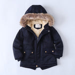 Fleece-lined Thickened Boys Cotton-padded Cotton Wadded Jacket - Cindi Book