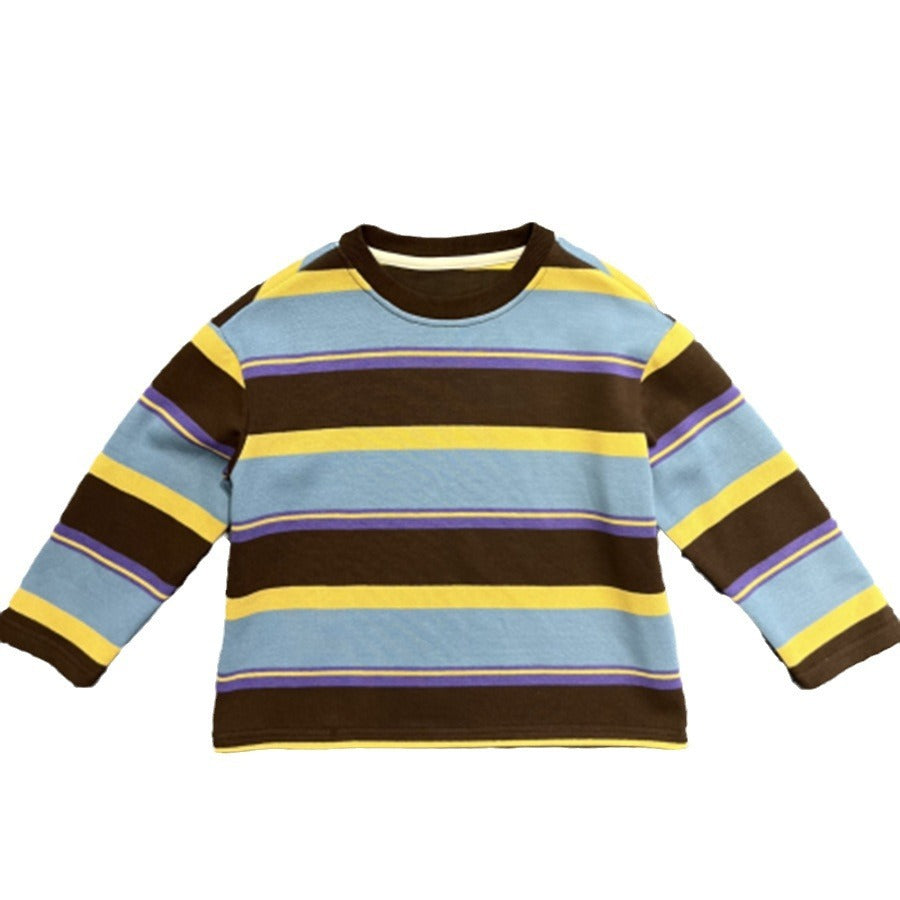 Loose Top Boys' Clothes Stripes - Cindi Book
