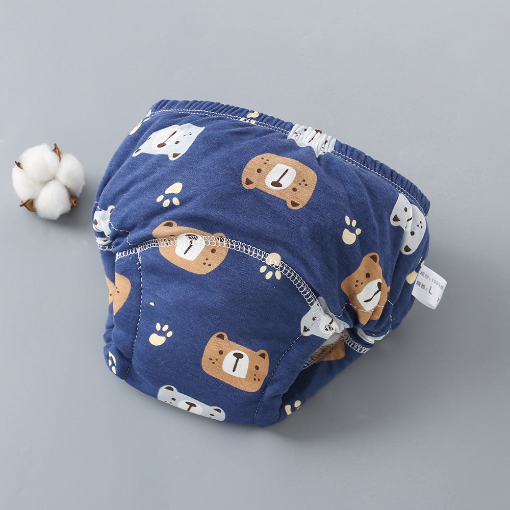 Washable 6-layer Breathable Gauze Baby Diaper Cover - Cindi Book