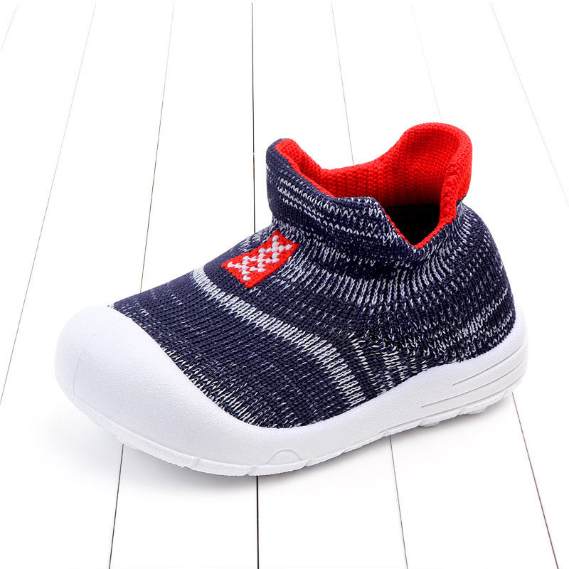 Spring Children''s Single Shoe Soft Sole Walking Shoes Non Slip Breathable Baby Shoes - Cindi Book