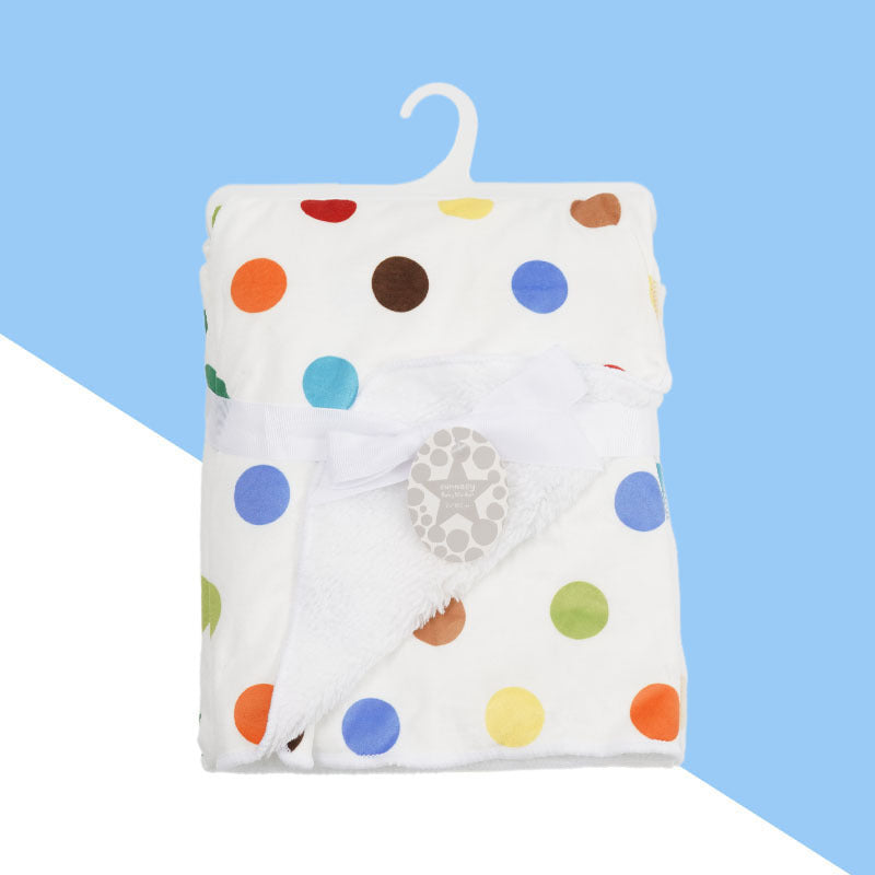 Babies' Woolen Blanket Baby Double Layer Super Soft Plush Blanket - Cindi Book