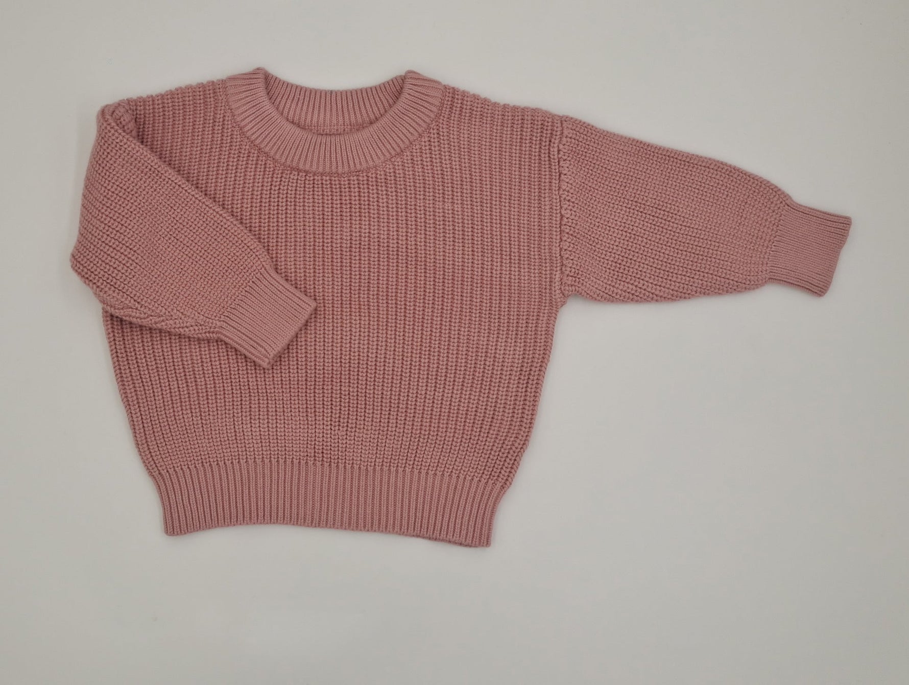 Infant Toddler Cotton Knitted Round Neck Base Sweater - Cindi Book