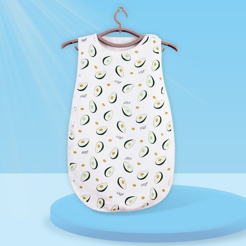 Long Sleeve Four-layer Bamboo Cotton Gauze Sleeping Bag - Cindi Book