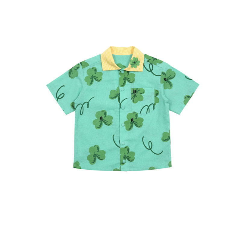 Fashion Printed T-shirt Shorts For Boys And Girls - Cindi Book