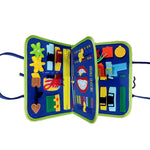 New Busy Book Children's Busy Board Dressing And Buttoning Learning Baby Early Education Preschool Sensory Learning Toy - Cindi Book