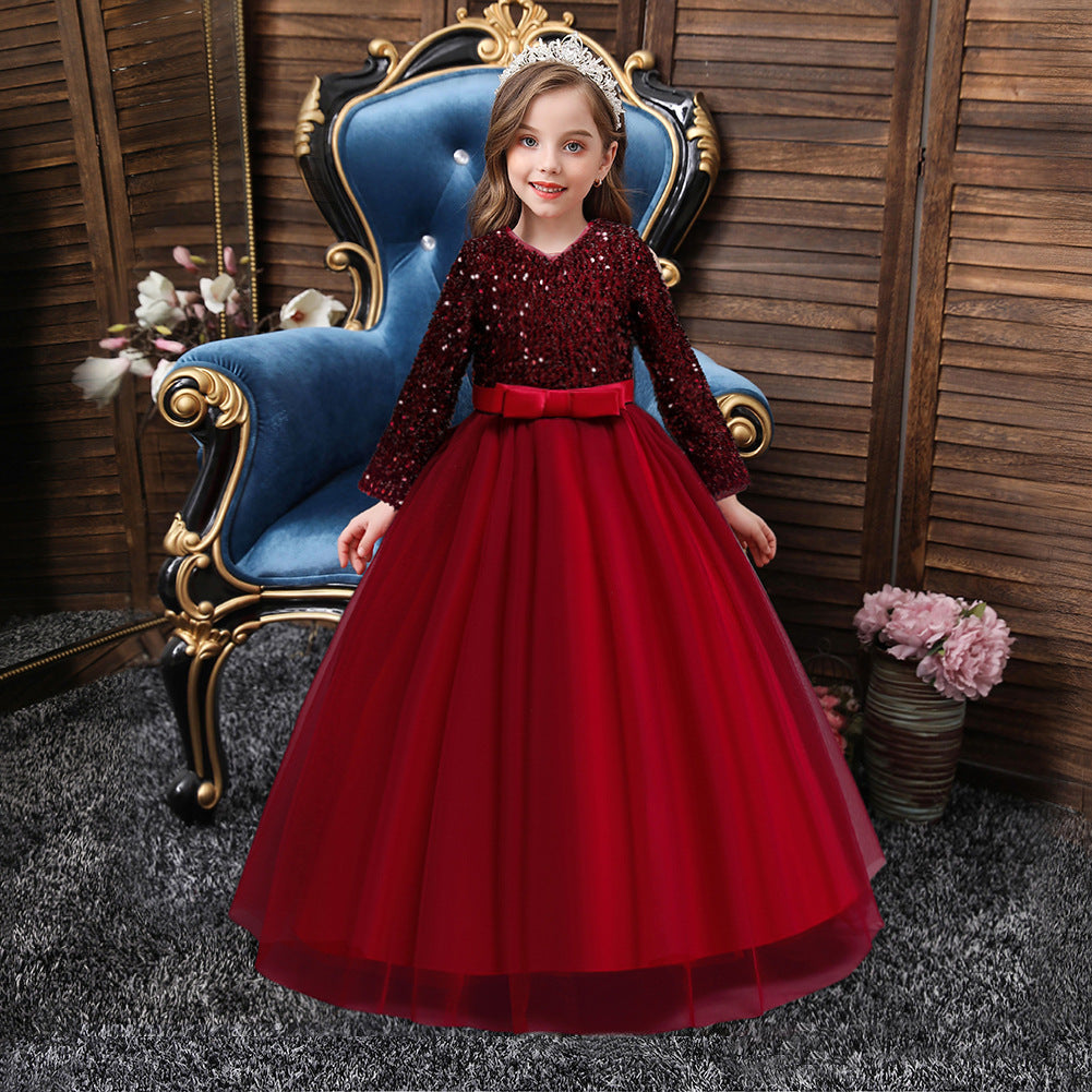 Girls Fashion Cotton Sequin Dress Kids - Cindi Book