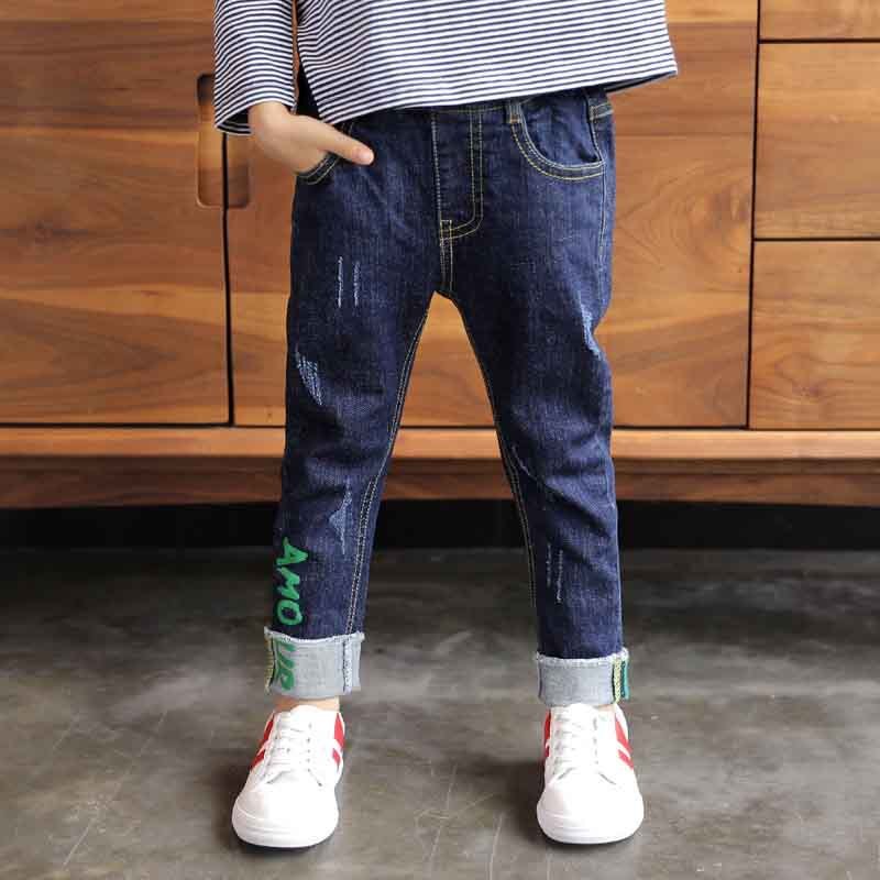 Boys' Denim Trousers Trousers Children's Clothing - Cindi Book