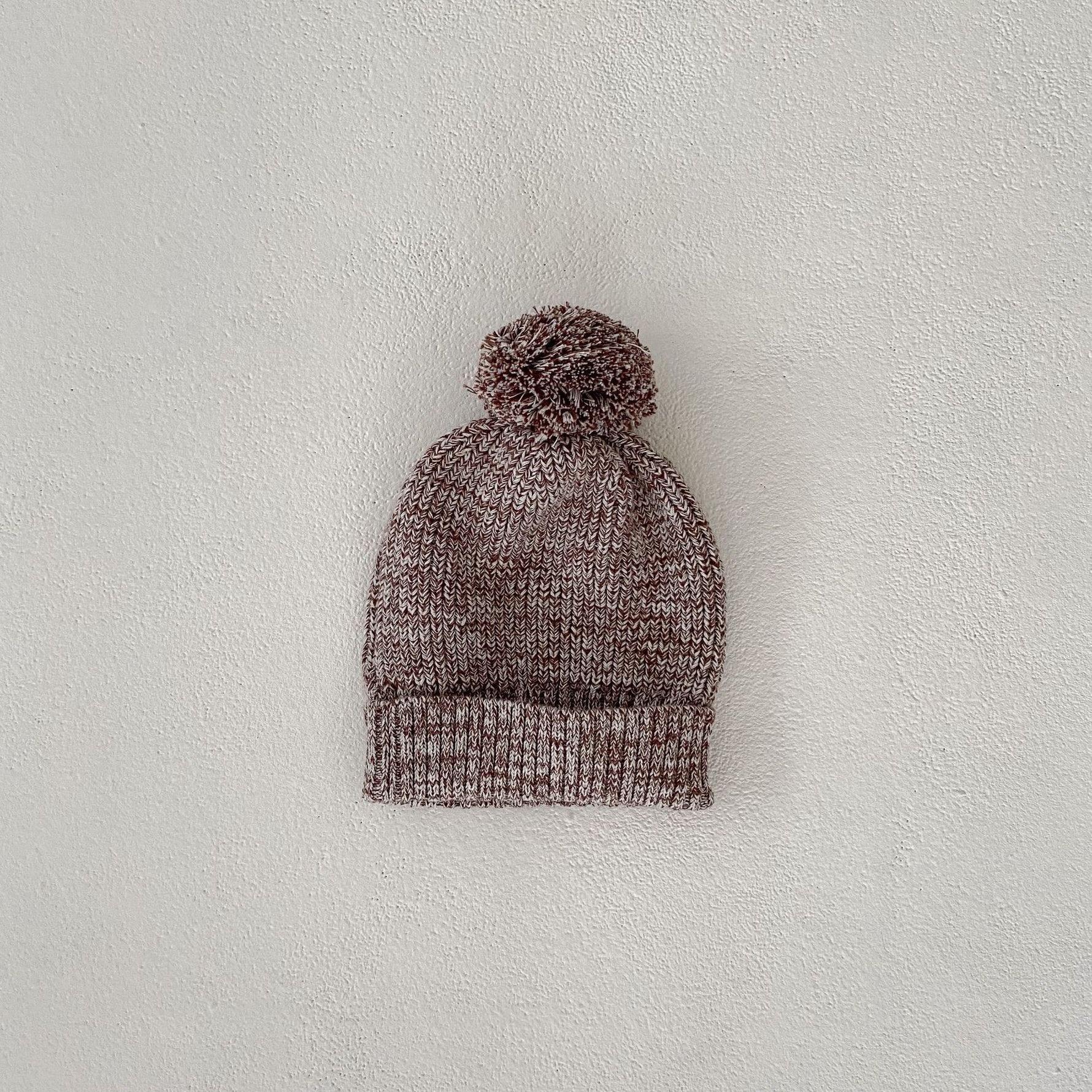 Infant Baby Girl Mixed Color Thick Needle Pullover Pants Pullover Fur Ball Knitted Hat 3-piece Set - Cindi Book